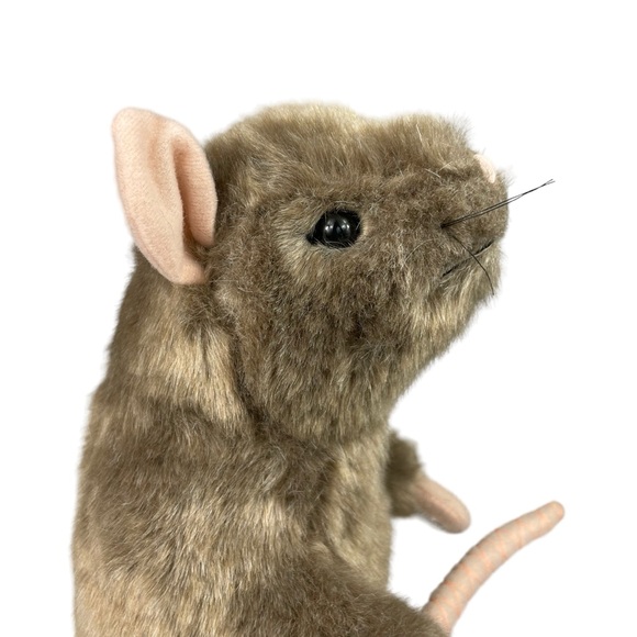 Wizarding World of Harry Potter Scabbers Large Plush Rat Velcro Hands 12” Noble - Picture 10 of 15